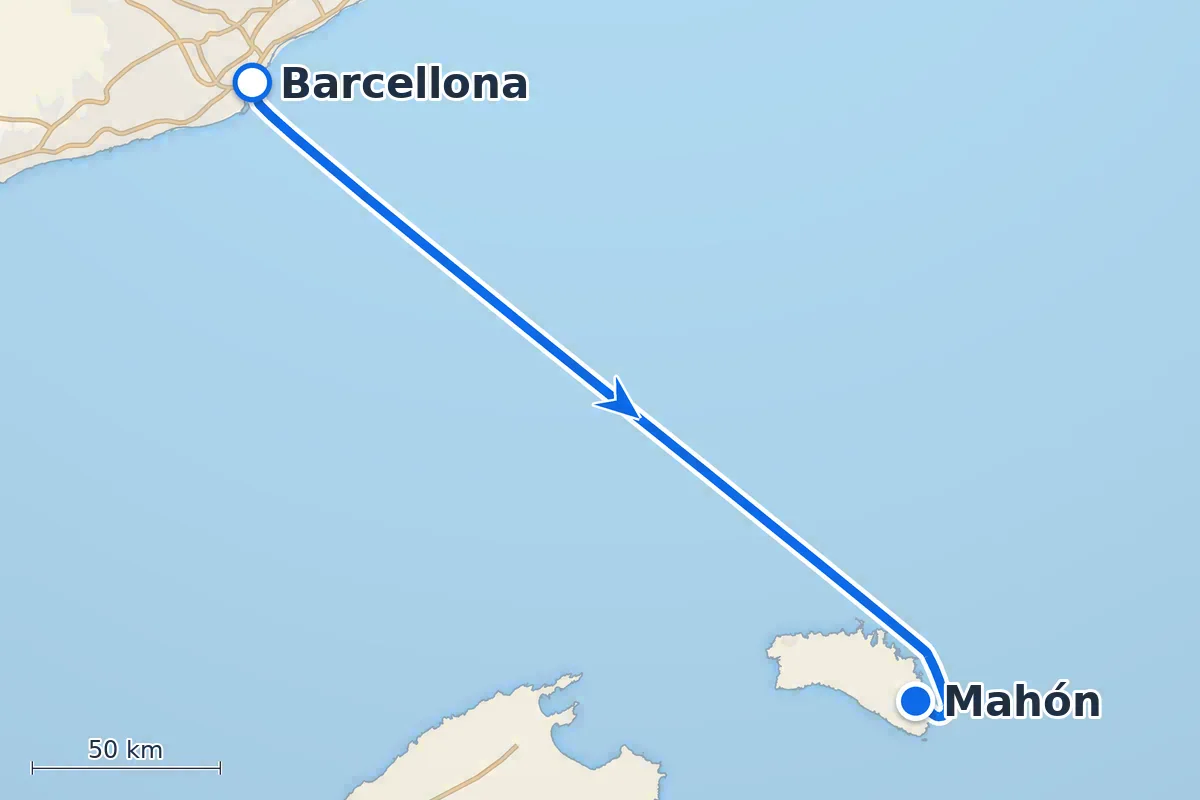 Barcellona - Mahón