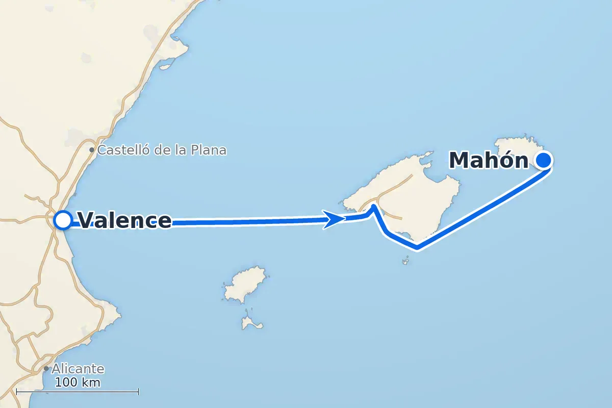 Valence - Mahón